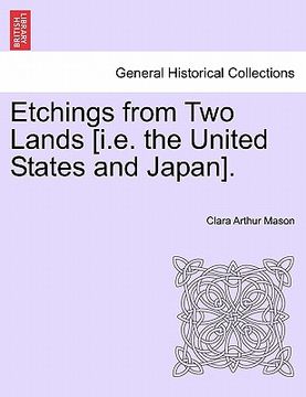 portada etchings from two lands [i.e. the united states and japan].