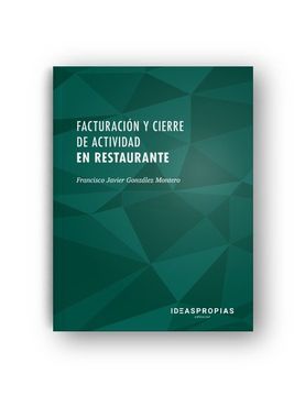 portada Facturación y Cierre de Actividad en Restaurante: Cobro, Liquidación de Caja y Postservicio (Hostelería y Turismo) (in Spanish)
