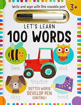 portada Let'S Learn Wipe Clean Hardcover: 100 Words (en Inglés)