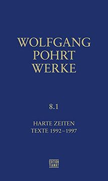 portada Werke Band 8. 1 (en Alemán)