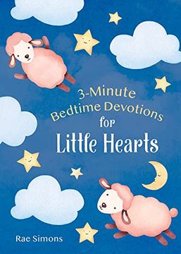 portada 3-Minute Bedtime Devotions for Little Hearts (3-Minute Devotions) (en Inglés)