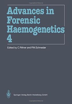 portada advances in forensic haemogenetics 4: 14th congress of the international society for forensic haemogenetics (internationale gesellschaft fa1/4r forens (en Inglés)