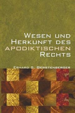 portada Wesen und Herkunft des Apodiktischen Rechts: (in English)