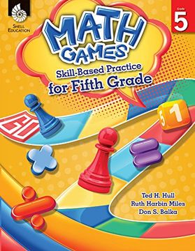 portada Math Games: Skill-Based Practice for Fifth Grade (en Inglés)