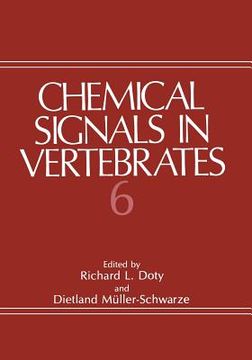 portada Chemical Signals in Vertebrates 6 (en Inglés)