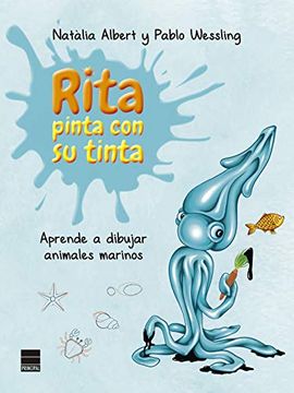 portada Rita Pinta con su Tinta: Aprende a Dibujar Animales Marinos
