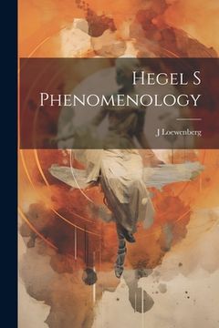 portada Hegel S Phenomenology (en Inglés)