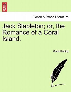 portada jack stapleton; or, the romance of a coral island. (en Inglés)