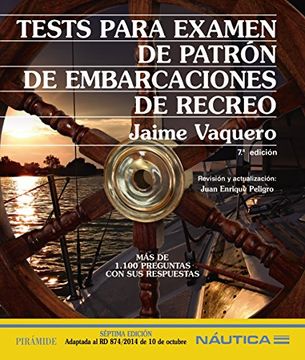 portada Tests Para Examen de Patrón de Embarcaciones de Recreo (in Spanish)