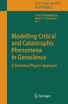 portada modelling critical and catastrophic phenomena in geoscience (en Inglés)