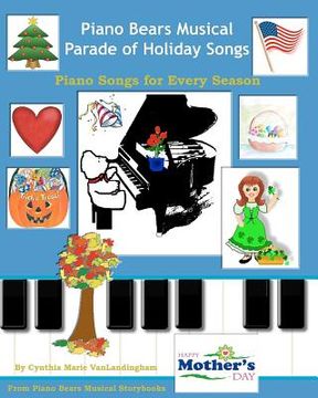 portada piano bears musical parade of holiday songs (en Inglés)