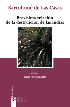 portada Brevísima Relación de la Destruición de las Indias (in Spanish)