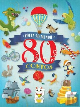 portada Volta ao Mundo em 80 Contos (Portuguese Edition)