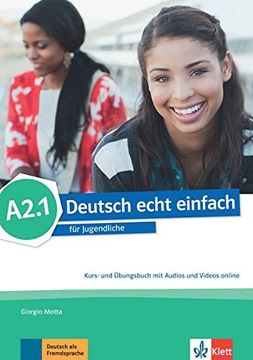 portada Deutsch Echt Einfach in Teilbanden: Kurs- und Ubungsbuch A2. 1 mit Audios un (en Alemán)