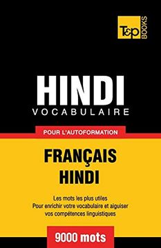 portada Vocabulaire Français-Hindi Pour L'Autoformation - 9000 Mots: 146 (French Collection) 
