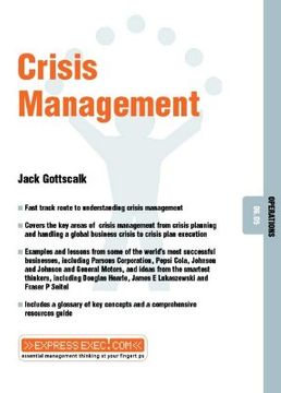 portada Crisis Management: Operations 06.05 (en Inglés)