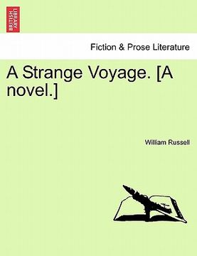 portada a strange voyage. [a novel.]
