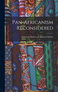 portada Pan-Africanism Reconsidered (en Inglés)