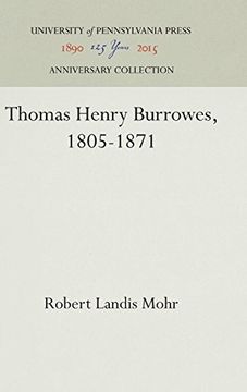 portada Thomas Henry Burrowes, 1805-1871 (en Inglés)
