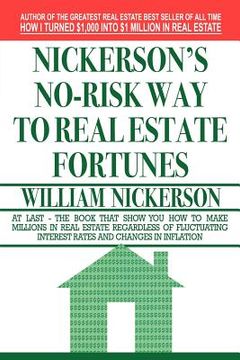 portada nickerson's no-risk way to real estate fortunes (en Inglés)