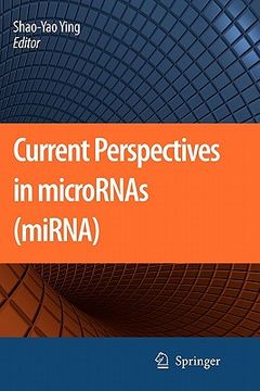 portada current perspectives in micrornas (mirna) (in English)