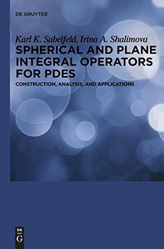 portada Spherical and Plane Integral Operators for Pdes (in English)