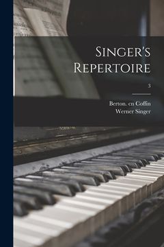 portada Singer's Repertoire; 3