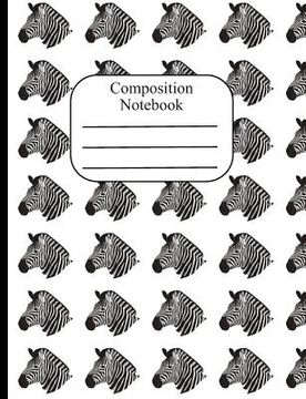 portada Composition Notebook: Zebra Polka Dot Wide Ruled Composition Book - 120 Pages - 60 Sheets
