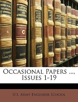 portada occasional papers ..., issues 1-19 (en Inglés)