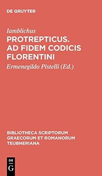 portada Protrepticus. Ad Fidem Codicis Florentini (Bibliotheca Teubneriana) (en Inglés)