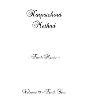 portada Harpsichord Method - Volume 10 (in English)
