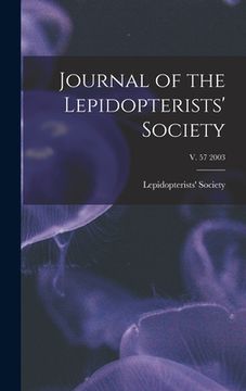portada Journal of the Lepidopterists' Society; v. 57 2003 (en Inglés)
