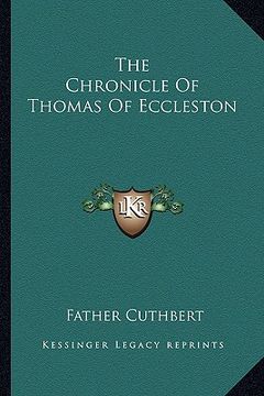 portada the chronicle of thomas of eccleston (en Inglés)