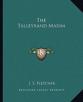 portada the talleyrand maxim (en Inglés)