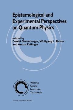 portada epistemological and experimental perspectives on quantum physics (en Inglés)