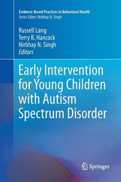 portada Early Intervention for Young Children with Autism Spectrum Disorder 