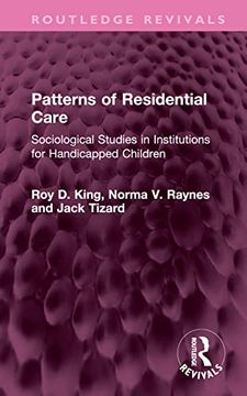 portada Patterns of Residential Care (Routledge Revivals) (in English)