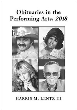 portada Obituaries in the Performing Arts, 2018 (in English)