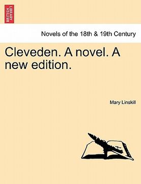 portada cleveden. a novel. a new edition. (en Inglés)