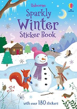 portada Sparkly Winter Sticker Book (in English)