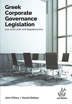 portada Greek Corporate Governance Legislation: Law 4706 (en Inglés)