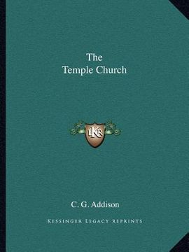 portada the temple church (en Inglés)