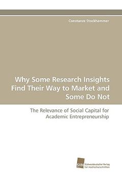 portada why some research insights find their way to market and some do not (en Inglés)