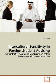 portada intercultural sensitivity in foreign student advising (en Inglés)