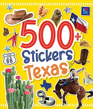portada 500 Stickers: Texas (en Inglés)