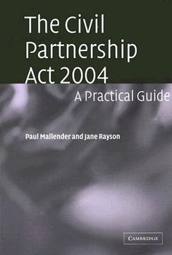 portada the civil partnership act: a practical guide (in English)