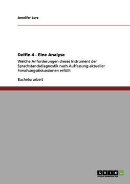 portada Delfin 4 - Eine Analyse (German Edition)