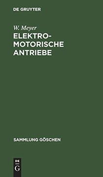 portada Elektromotorische Antriebe (en Alemán)