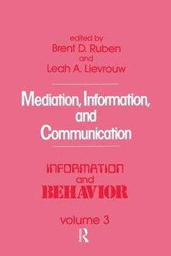 portada Mediation, Information, and Communication (en Inglés)