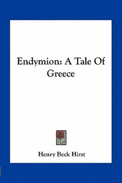 portada endymion: a tale of greece (en Inglés)
